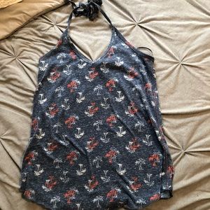 Aeropostale Palm Tree Halter top